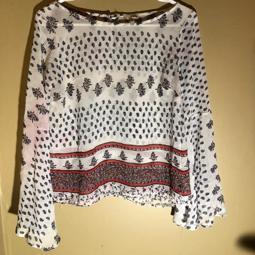 Sheer Decorative Blouse
